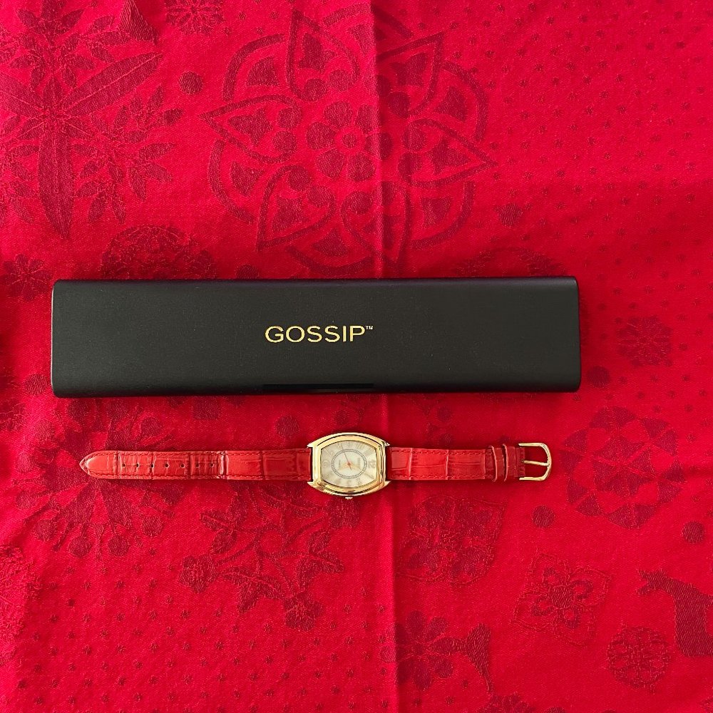 GOSSIP LEATHER WATCH IN ORIGINAL CASE